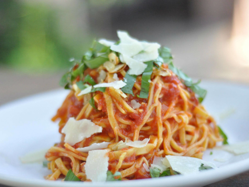 Red Ash Italian restaurant Austin spaghetti
