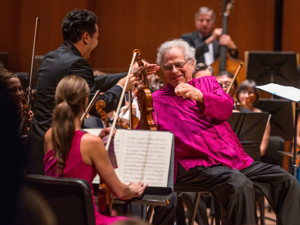 Jones Hall 50th Ball, Itzhak Perlman with Houston Symphony