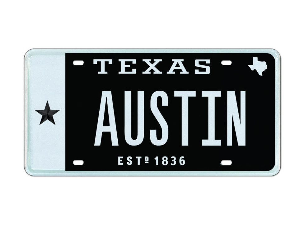 Want to own the ultimate Austin license plate? It'll cost you