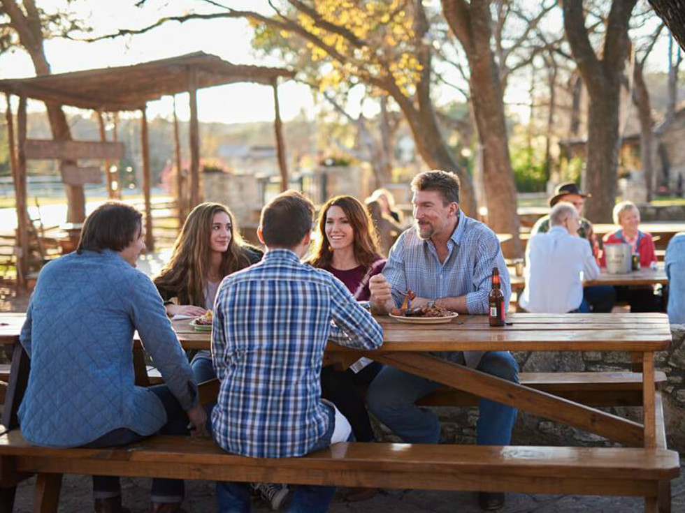 The Salt Lick BBQ patio
