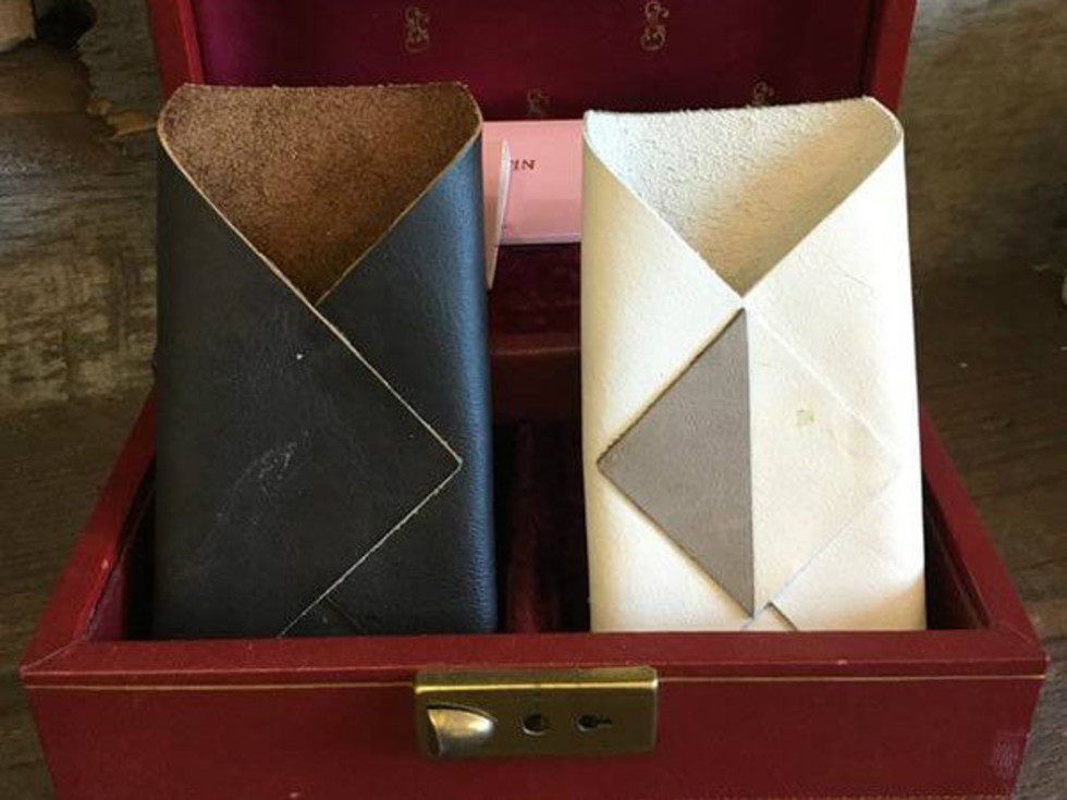 Leather iPhone case