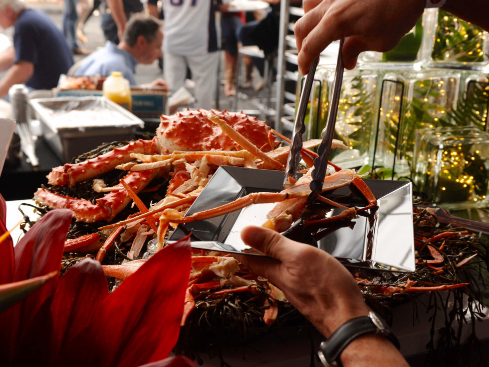 Players Tailgate crab legs