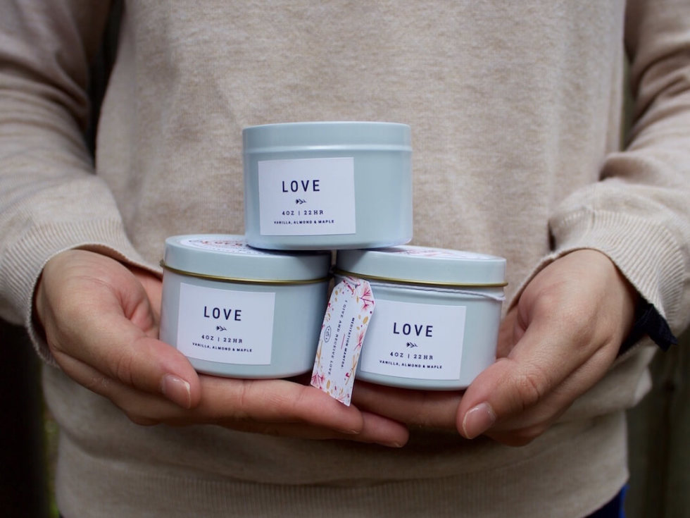 LOVE candles Elderflower Farmacy