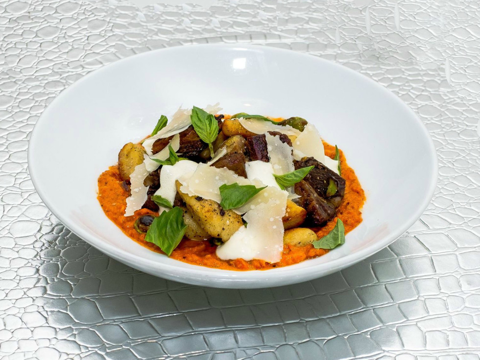 Feast San Antonio restaurant goat belly gnocchi