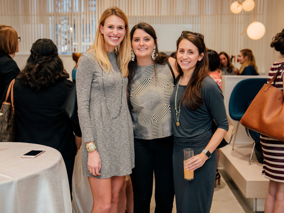 Paloma grand opening, Lauren Barrett, Anna Domning, Lauren Farmer.