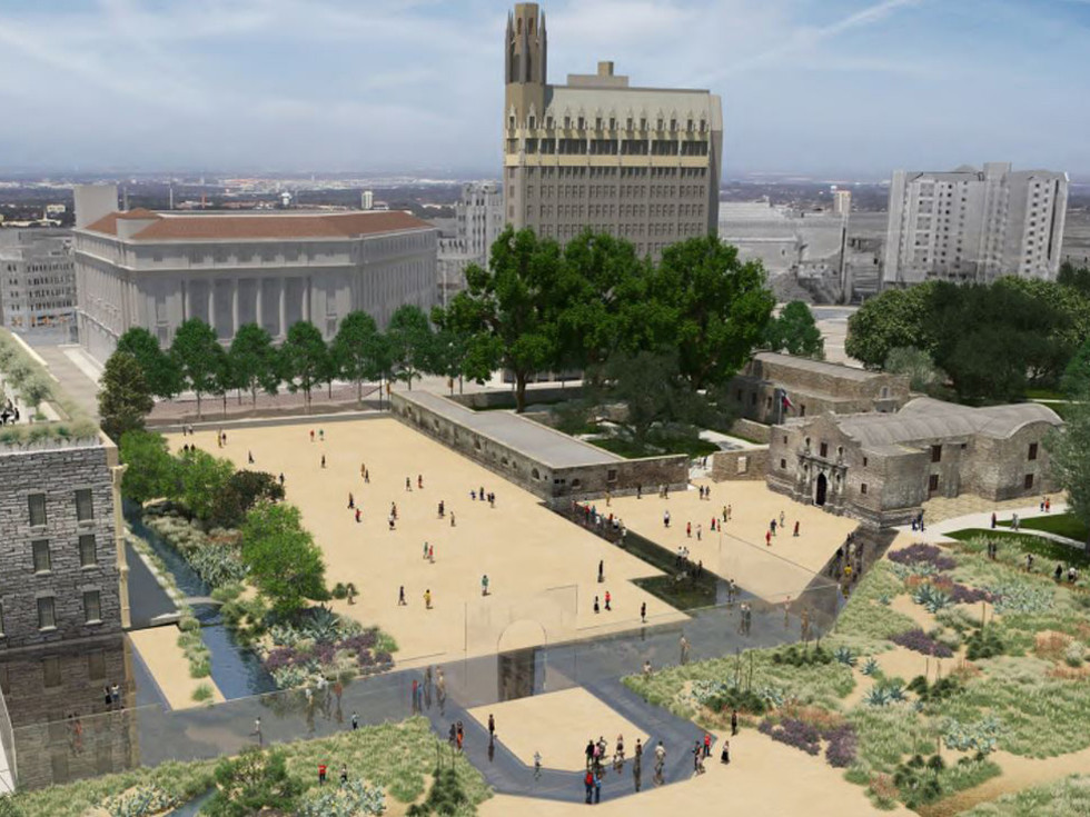 Alamo Master Plan 2017 plaza