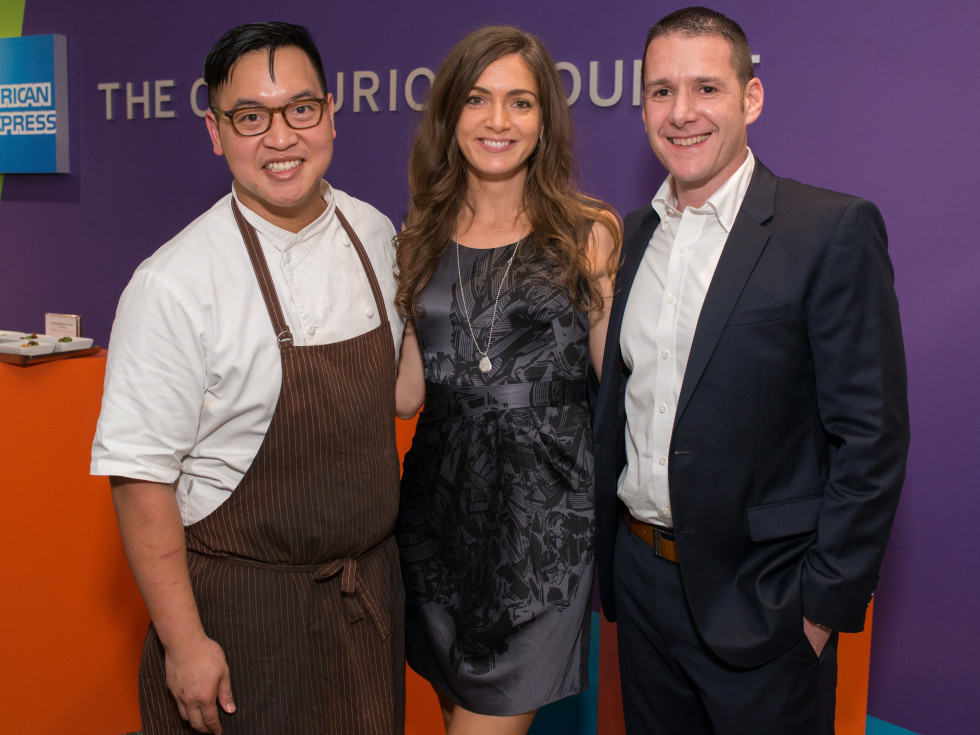 Centurion Lounge at IAH, Justin Yu, Sarah Frese, Chris Cracchiolo