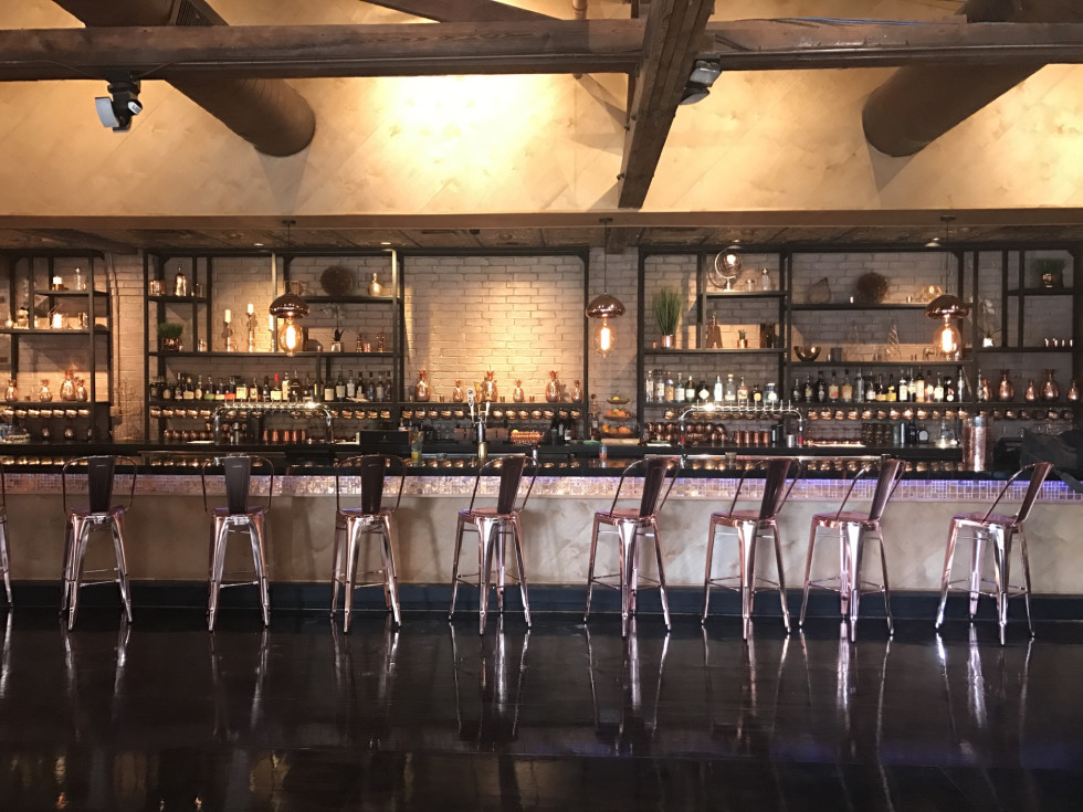 Rose Gold Midtown bar interior