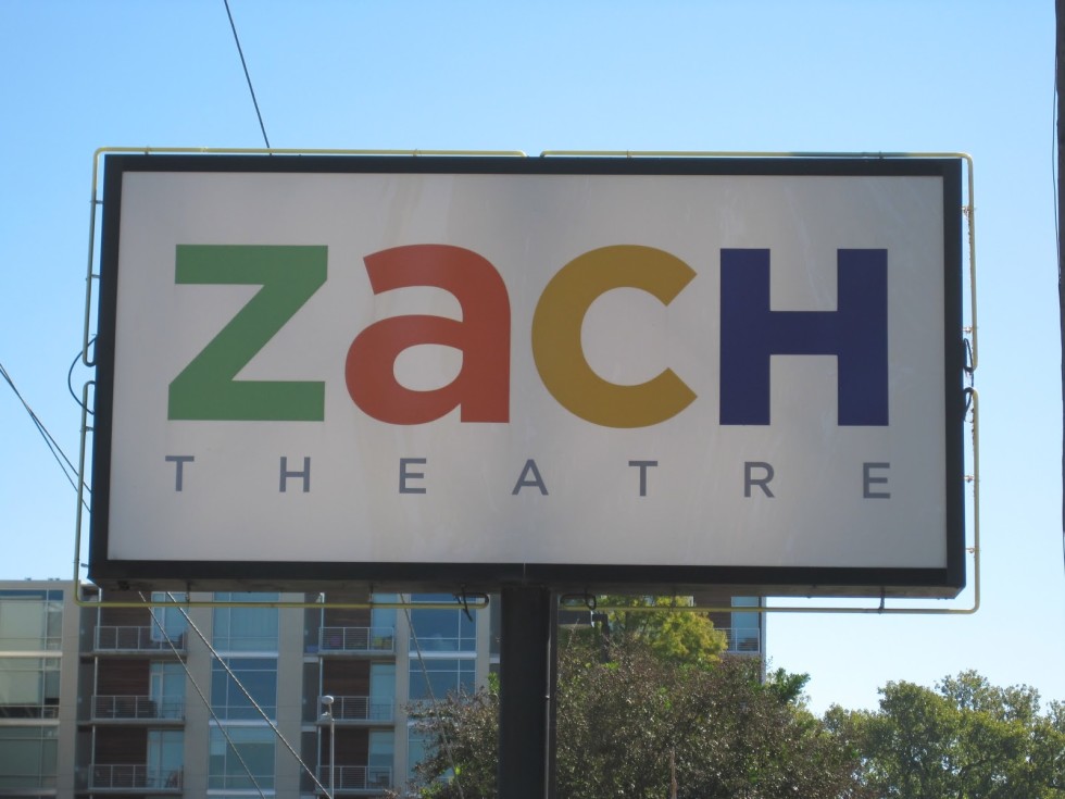Austin Photo: Places_Arts_Zach_Theatre_Sign