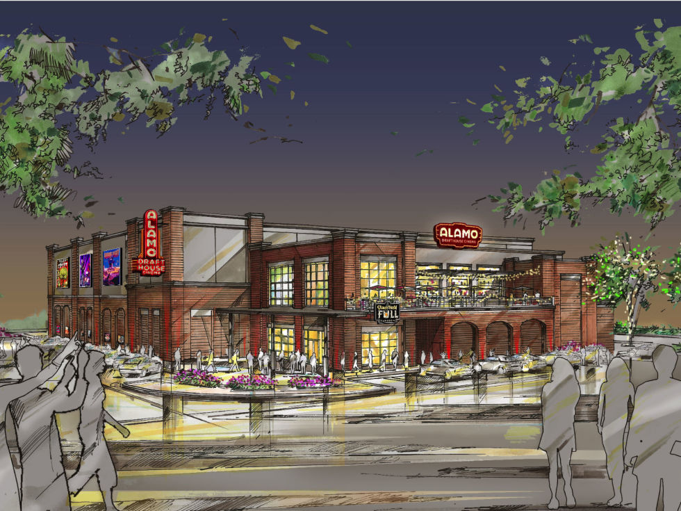 Rendering of new Alamo Drafthouse location in Cedars neighborhood