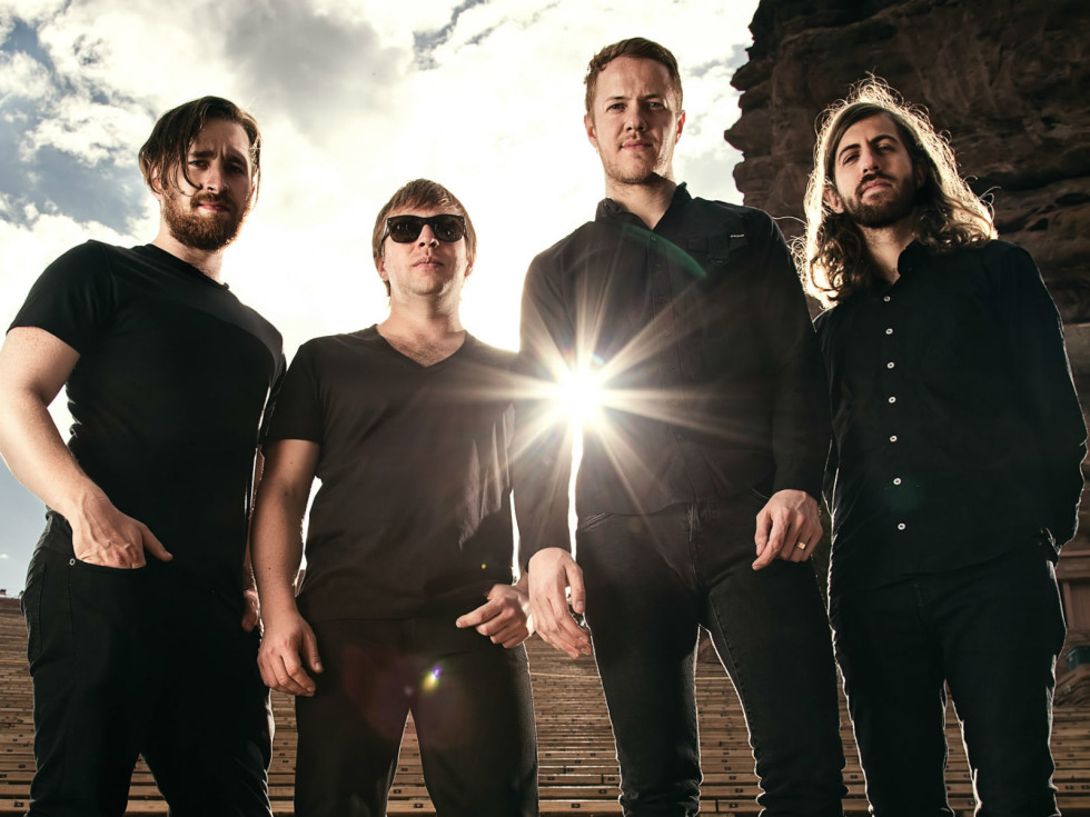 Imagine Dragons in concert with Metric and Halsey