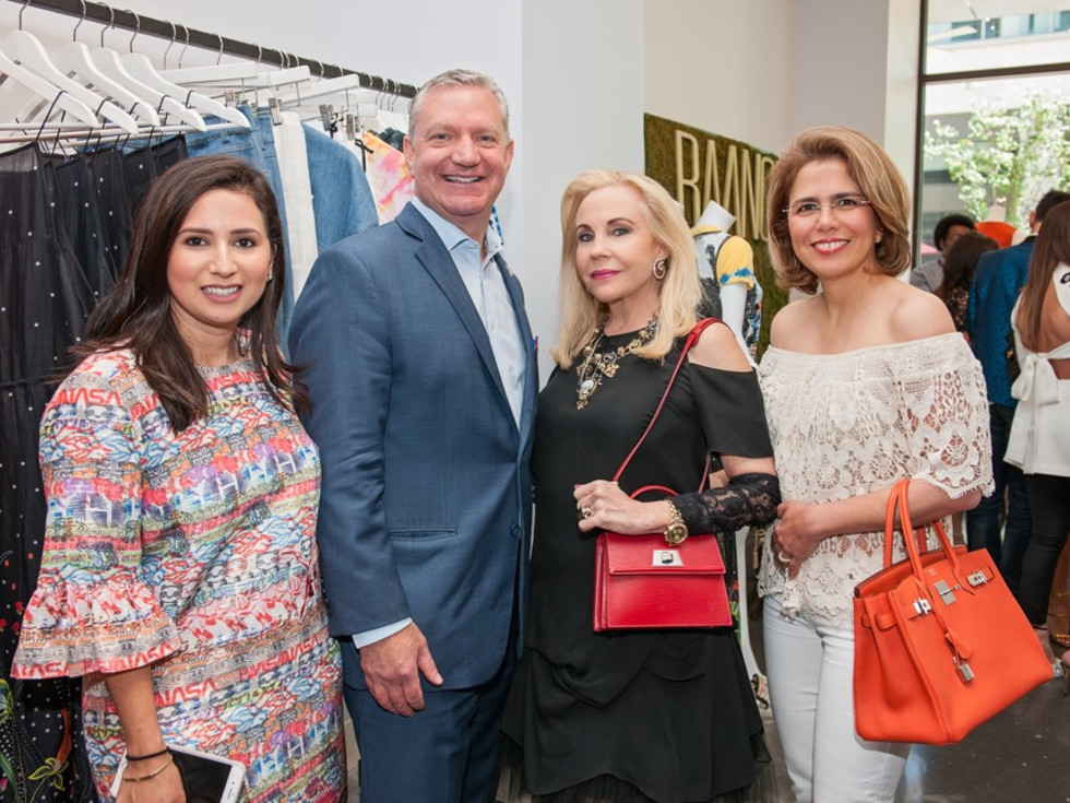 Jennifer Rivera, Mike Waterman, Carolyn Farb, Fariba Taghi at Vivienne Tam appearance at Baanou