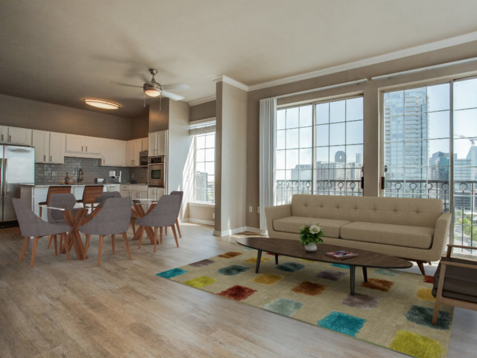 Skye of Turtle Creek living room