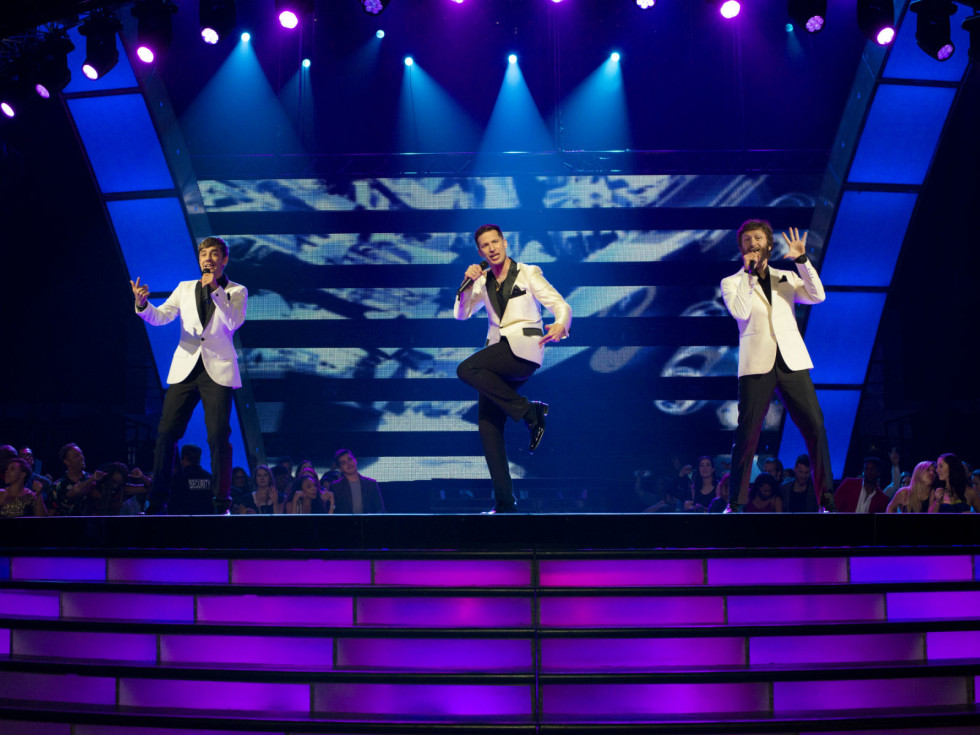 Jorma Taccone, Andy Samberg, and Akiva Schaffer in Popstar: Never Stop Never Stopping