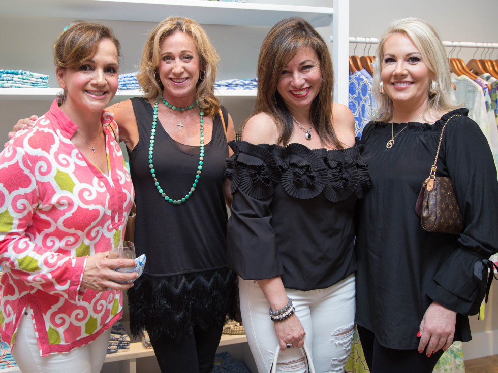 Roberta Roller Rabbit opening Ann Fordham, Maria Helm, Marlo Miller, Ghad Ali