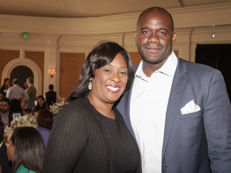 Mayor's Literacy breakfast 5/16 Yolanda Green, Jerry Davis