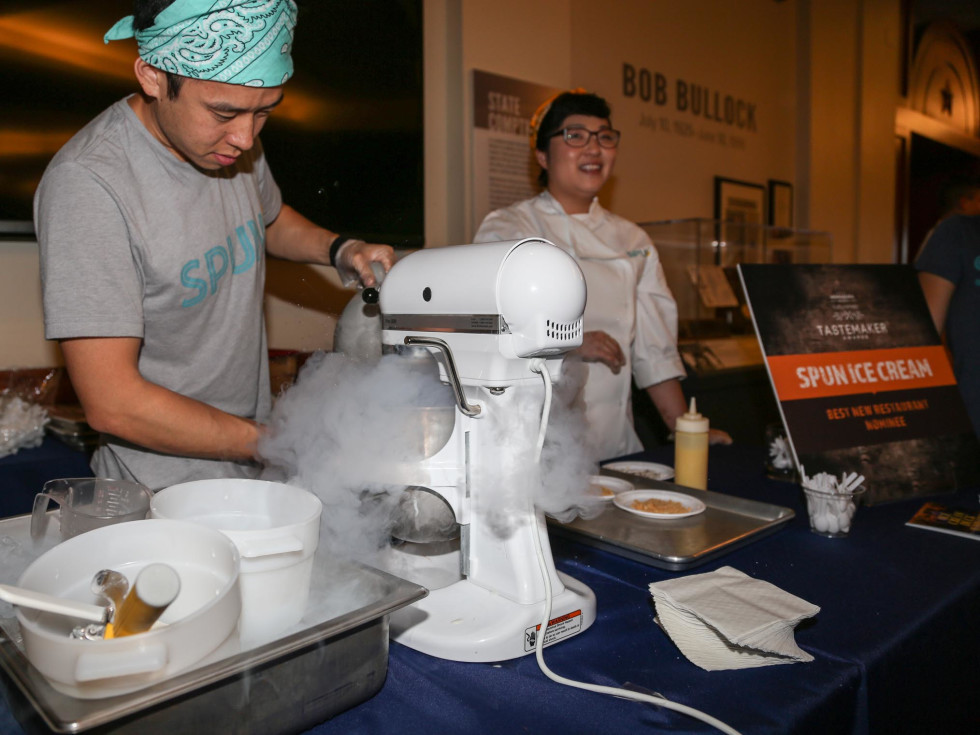CultureMap Tastemaker Awards 2016 at Bob Bullock Museum Spun Ice Cream