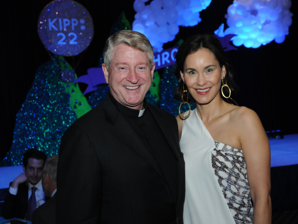 KIPP Houston dinner 4/16, The Rev. Daniel Lahart, Laura Arnold