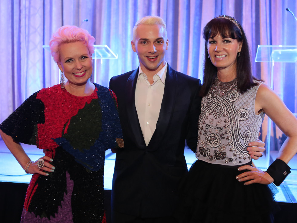 Blue Cure Gala, April 2016, Vivian Wise, Jonathan Blake, Beth Muecke