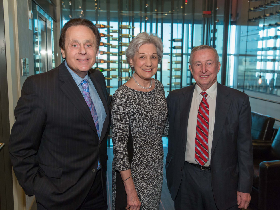 Houston Methodist Leading Hearts, April 2016, Tony Vallone, Anita Gotto, Dr. Tony Gotto