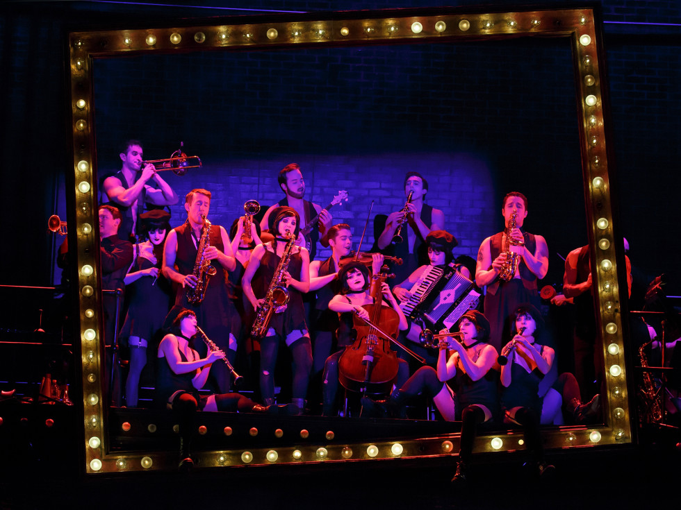 The Kit Kat Club band in Cabaret