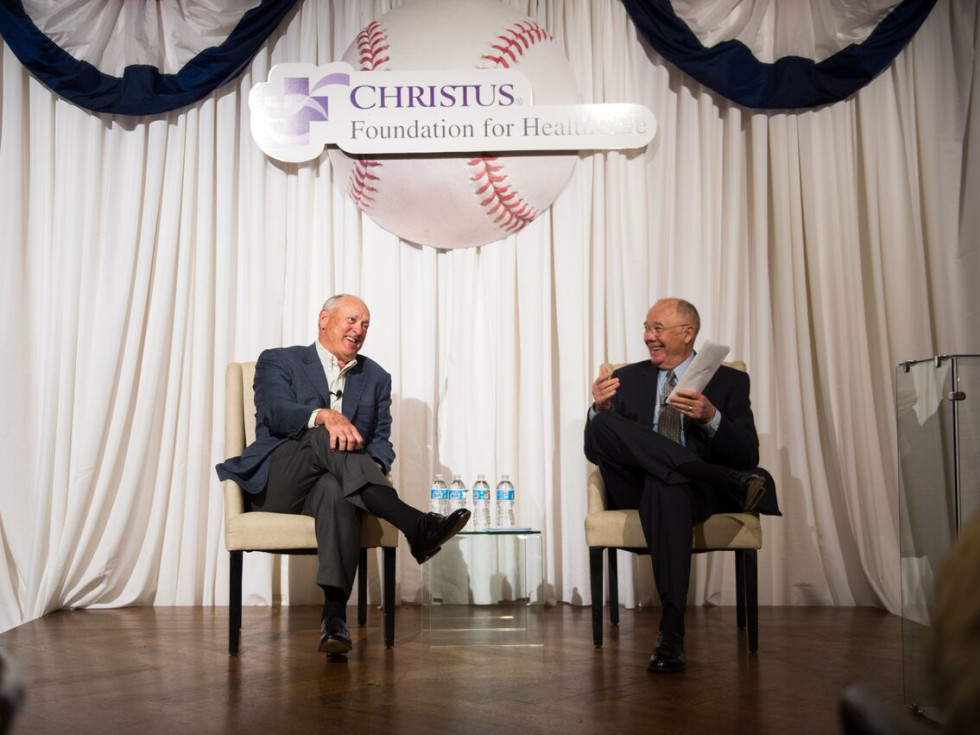 Christus Foundation Luncheon, March 2016, Nolan Ryan, Steve Smith