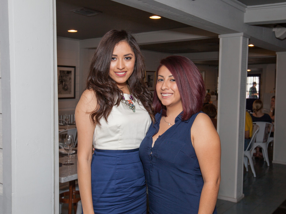 Durham House brunch, March 2016, Romelia Mata, Maria Ramirez
