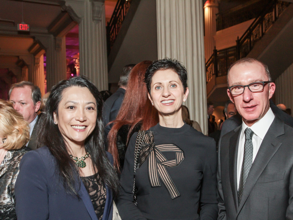 Nathalie Roff, Lilliane Nahas, Cesar Nahas at Club da Camera