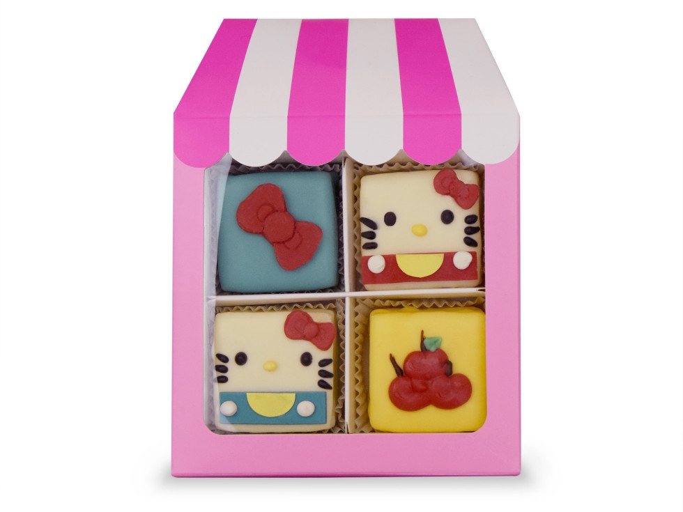Hello Kitty Cafe truck mini cakes