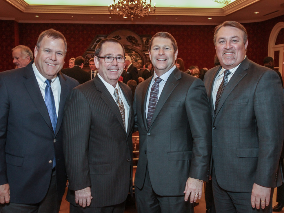 Men of Distinction dinner, David Trice, Joey Dupuis, Bret Aldridge, Mike Shaw