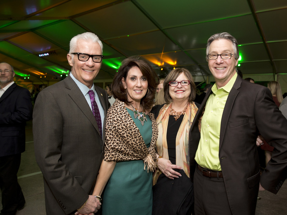 Memorial Park Conservacy Gala, Feb. 2016,Dean and Theresa Corgey, Debbie and Steve Costello