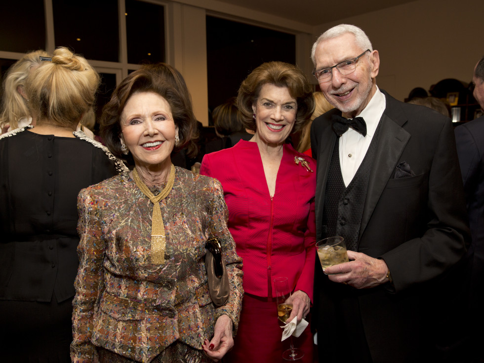 Rienzi society dinner, Feb. 2016, Cyvia Wolff, Jeanie Kilroy Wilson, Melvyn Wolff