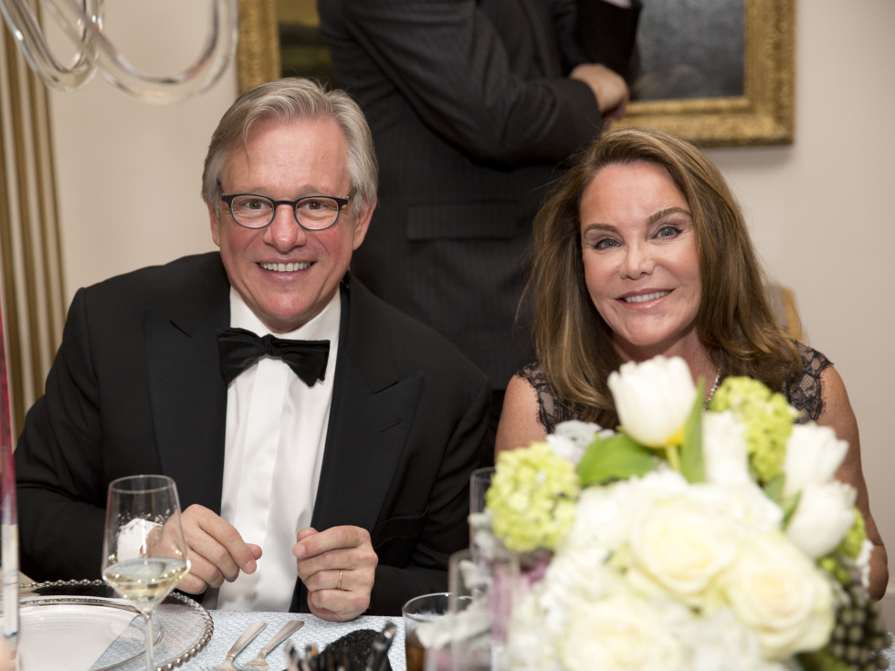 Rienzi society dinner, Feb. 2016, John Cotts, Colleen Cotts