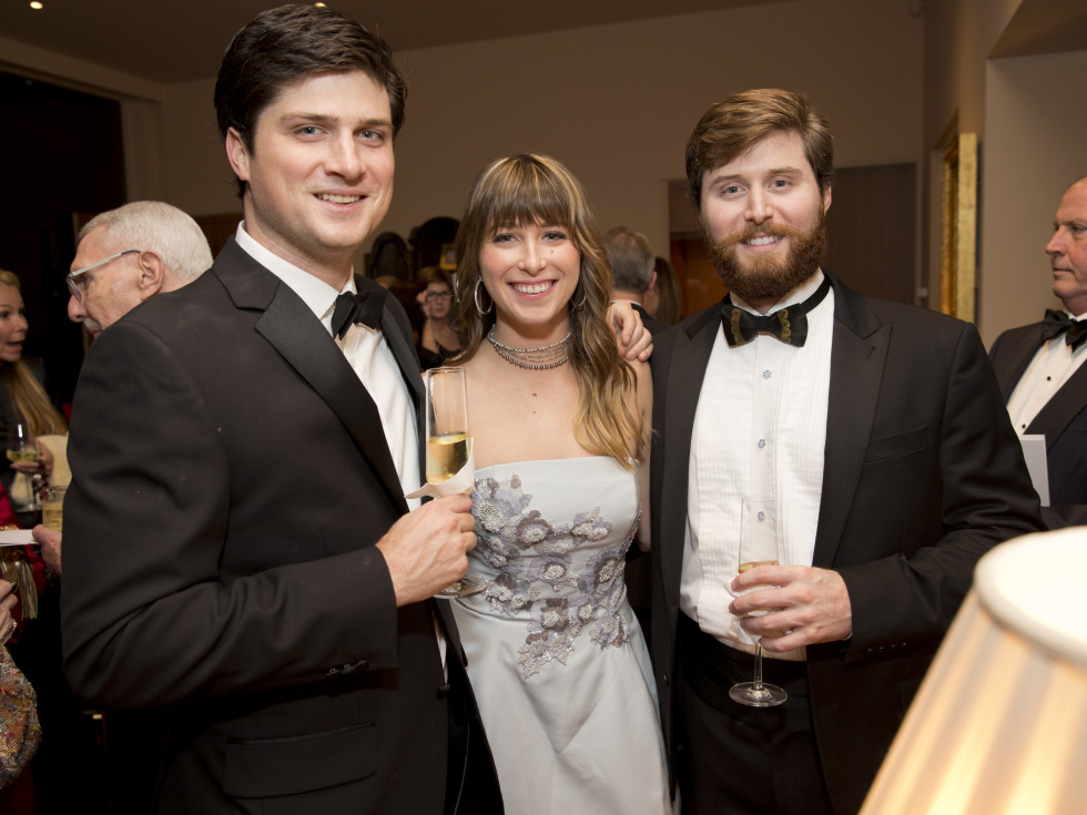 Rienzi society dinner, Feb. 2016, Mark McConn; Maddie Britt; Douglas McConn;