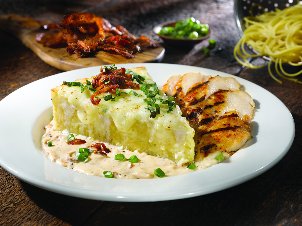 Old Chicago chicken carbonara