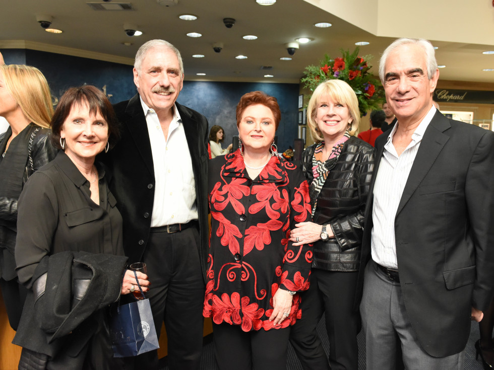 News, Zadoks Holiday Party, Dec. 2015,Lindy and Sandy Kahn, Helene Zadok, Bob and Beverly Pickelner