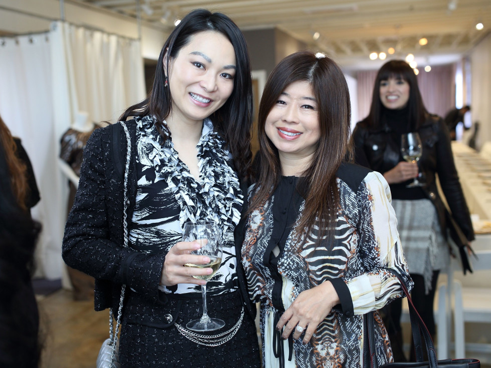 Cynthia Xue, Rose Chen at Miles David fashion show