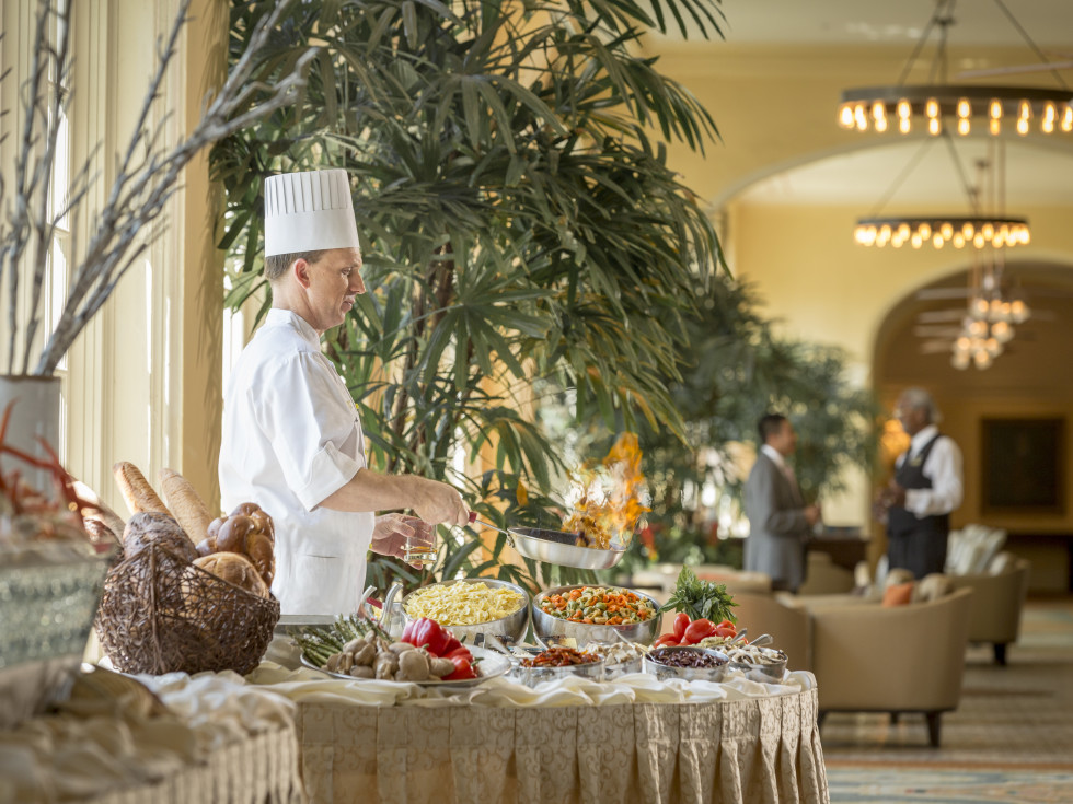Hotel Galvez Sunday brunch