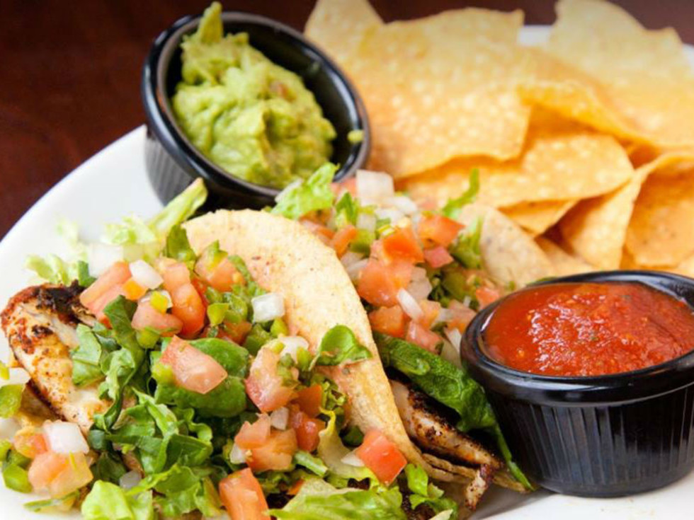 Tacos at Green Door Public House in Dallas