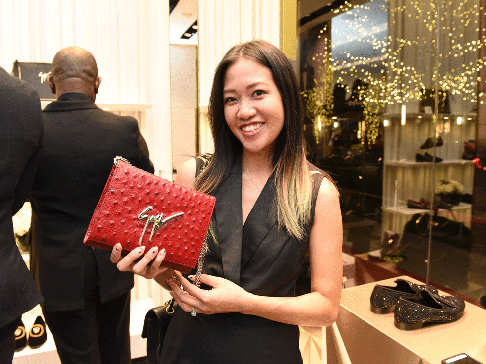 Giuseppe Zanotti opening Issa Chou