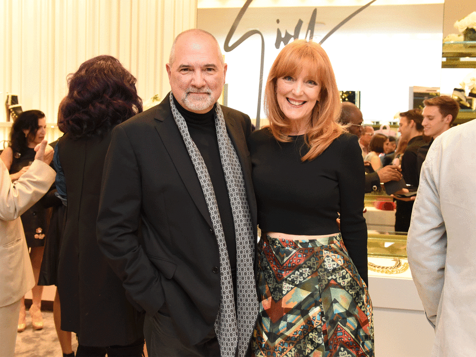 Giuseppe Zanotti opening Bob and Gracie Cavnar