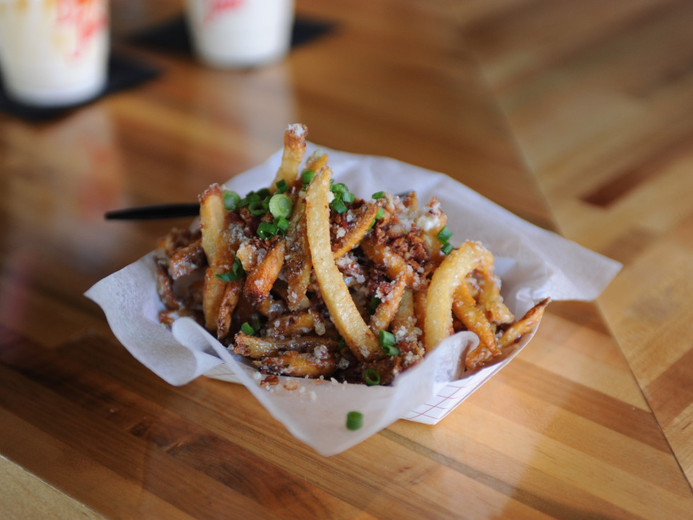The Burger Joint bacon fries