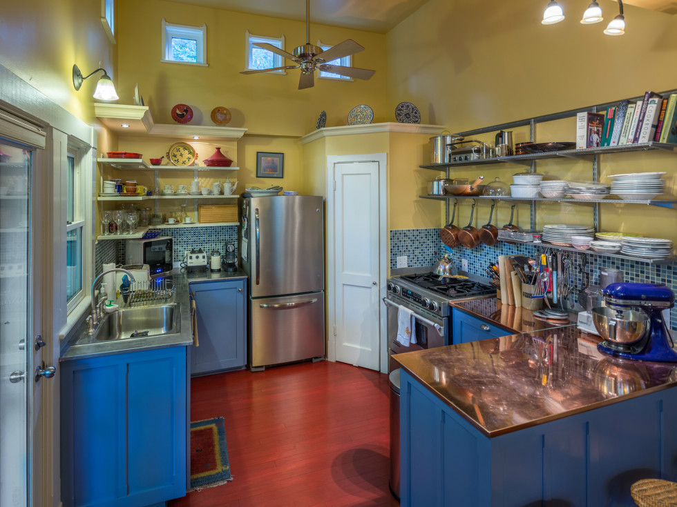 Historic Hyde Park Homes Tour 2015 Avenue A folk victorian cottage house interior kitchen