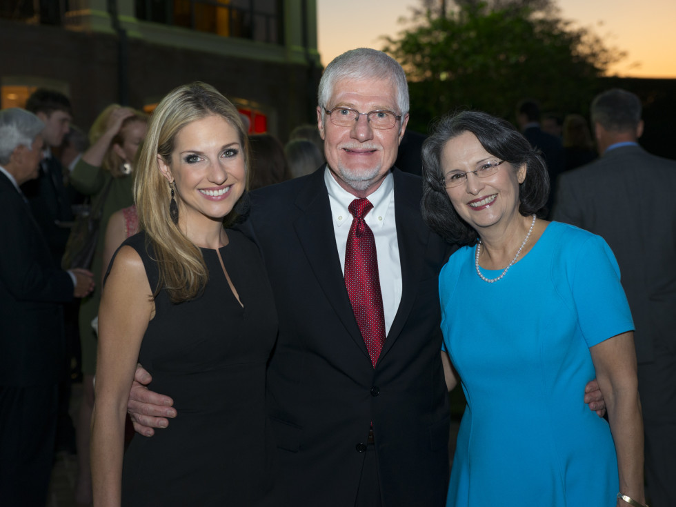 News, Shelby, Scenic Houston dinner, Oct. 3015, Katherine Whaley and her parents