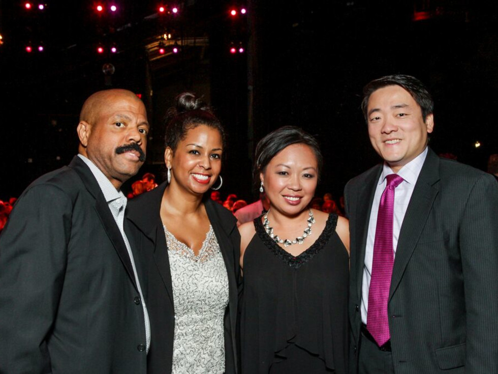 News, Shelby, Miller Outdoor Theatre gala, Oct. 2015, State Rep. Borris Miles, Miller Theatre Advisory Board member Cydonii Miles,Miya Shay,State Rep. Gene Wu
