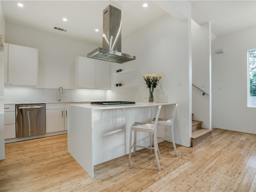 Kitchen at 4401 Roseland Ave. Unit B in Dallas