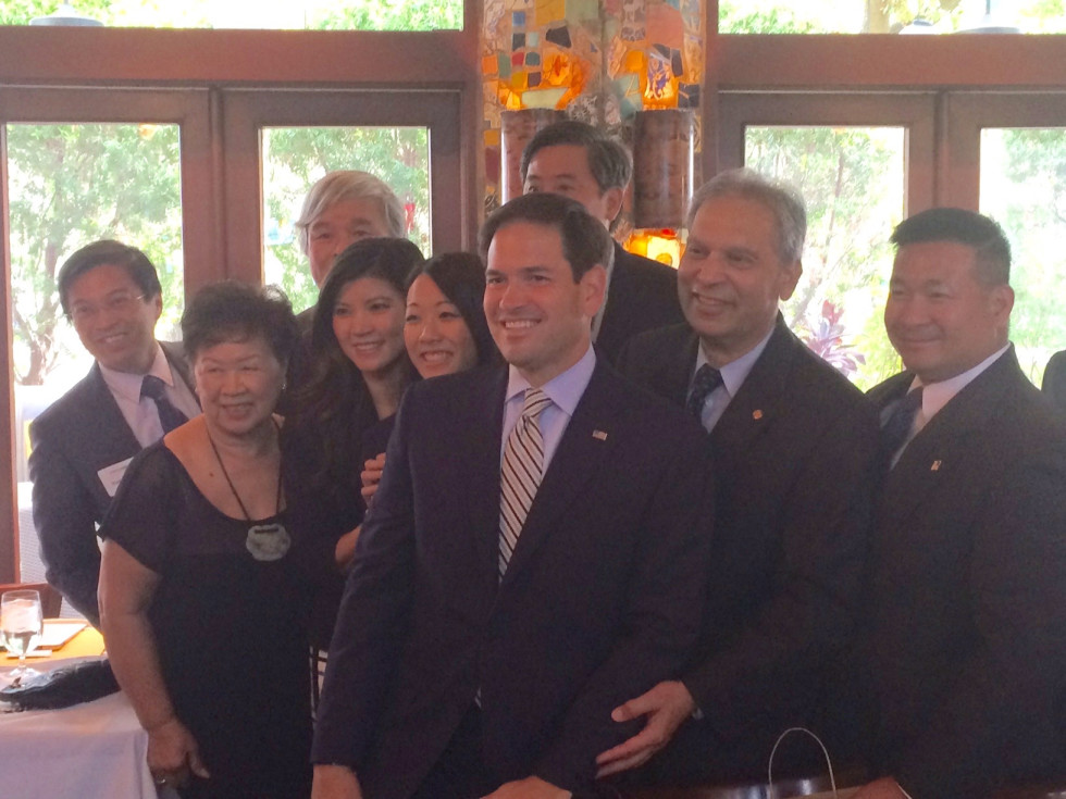News, Shelby, Marco Rubio at La Griglia, Oct. 2015