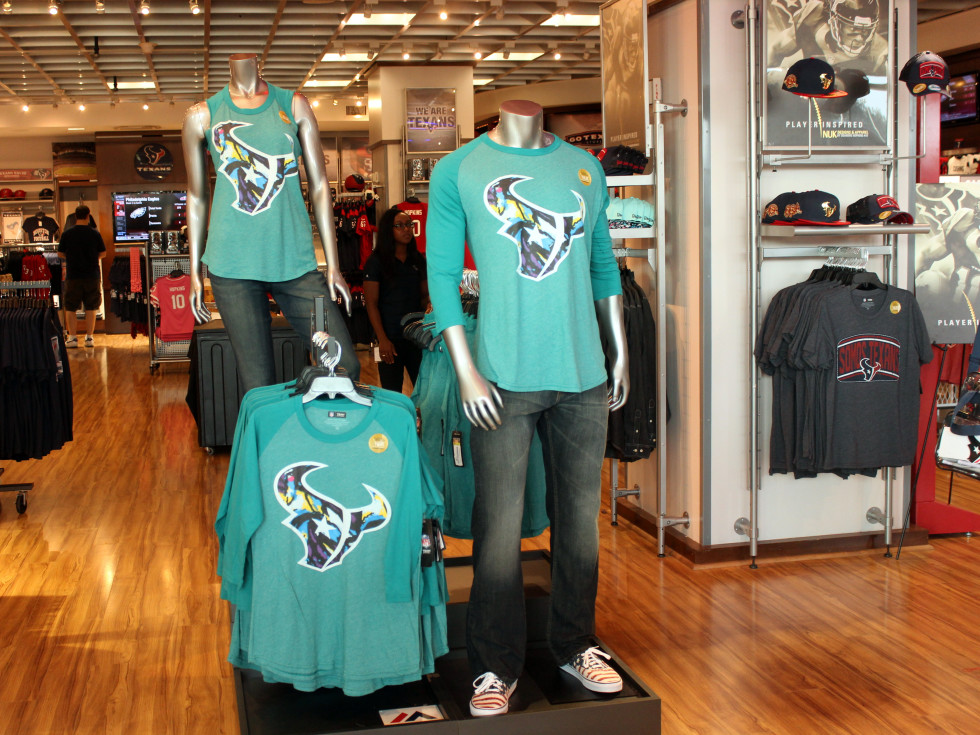 Houston, DeAndre Hopkins, October 2015, NUK Apparel tees