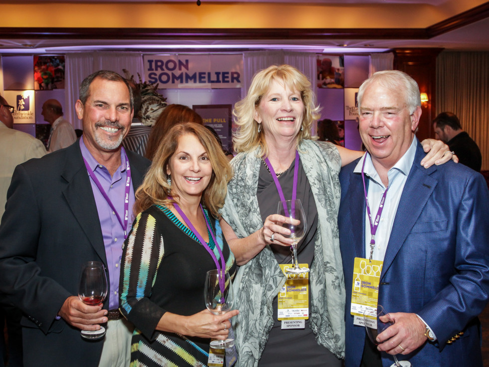 Houston, Periwinkle Foundation Sommelier Competition, September 2015, Ken and Camilyn Brucker; Julie Cannoy, Doug Osburn