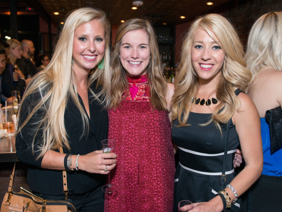 News, CultureMap Social, B&B Butchers, Sept. 2015 Sarah Toups, Kaitlyn Cassani, Jessi New